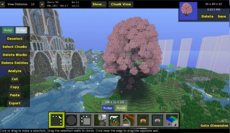 MCEdit Tool for Minecraft 1.8/1.7.10